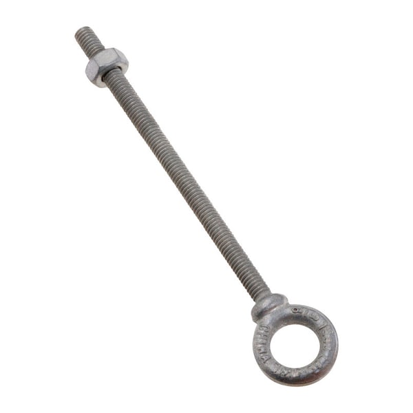 National Hardware Eye Bolt 3/8", 6 in Shank, 3/4 in ID, Steel, Galvanized N245-142 - main